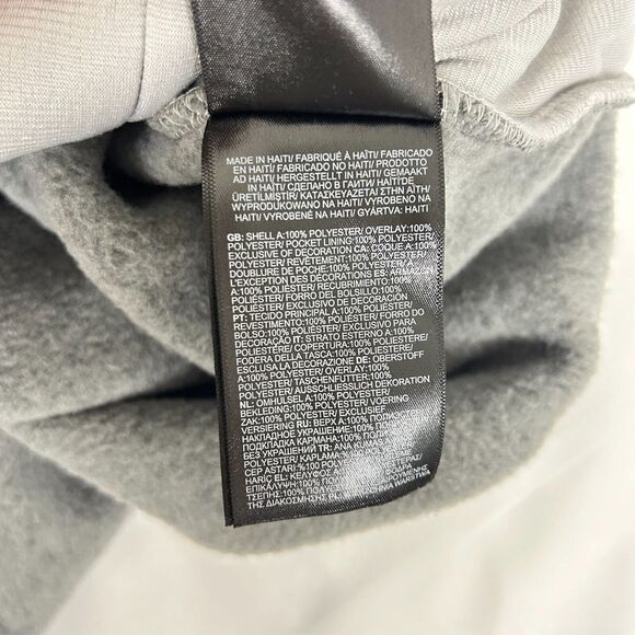 NWT Men's North Face Medium 3X Grey Heather Big Front Range Fleece Jacket F36 - Picture 7 of 9